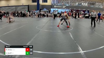 120 lbs Round 2 (4 Team) - Ryan Silvey, Kraken vs Caden Acuff, Crossroads Wrestling