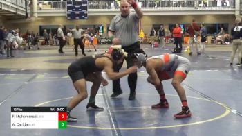 Prelims - Farouq Muhammed, Lock Haven Unattached vs Alex Carida, Bloomsburg