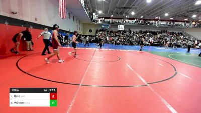 165 lbs Round Of 32 - Joseph Ruiz, St. Peter's Prep vs Kevin Wilson, Pope John XXIII