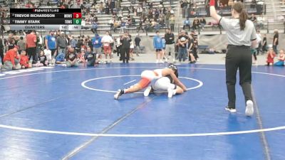 126 lbs Quarters - Timmy Stark, Top Dog Wrestling Club vs Trevor Richardson, Mat Demon Wrestling Club