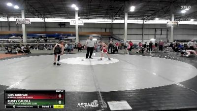 85 lbs Cons. Round 7 - Gus Jakovac, Homedale Middle School vs Rusty Caudill, Priest River Wrestling Club