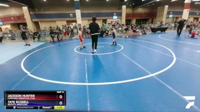 63 lbs Quarterfinal - Jackson Hunter, Longview Wrestling Club vs Tate Russell, ReZults Wrestling