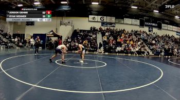 141 lbs Champ. Round 1 - Ryan Wehner, Upper Iowa vs Jordon Oehme, Sioux Falls