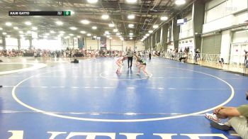 100 lbs Rr Rnd 2 - Lily Cohen, Orchard South Girls vs Julie Gatto, 757 Sirens