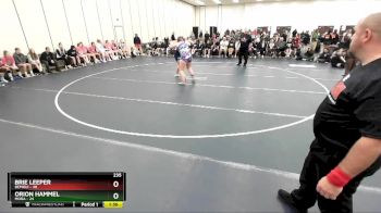 235 lbs Round 2 (3 Team) - Orion Hammel, Mora vs Brie Leeper, Bemidji
