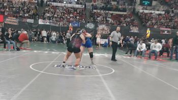 G - 235 lbs Cons. Round 4 - Hailey Littlefield, Columbia Falls (Girls) vs Elizabeth Henkins, Missoula Big Sky / Loyola Sacred Heart (Girls)