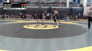 157 lbs Cons. Round 3 - Aiden Brazo, Niles vs Evan Davis, Defiance