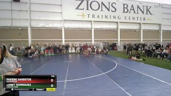 170 lbs Cons. Round 6 - Lizbet Rodriguez, Canyon View vs Phoebe Sandstoe, Northridge