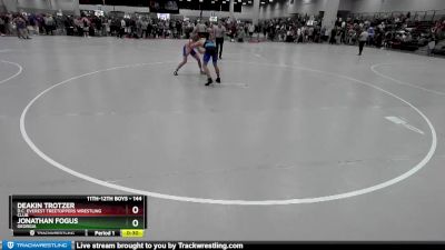 144 lbs Cons. Round 8 - Jonathan Fogus, Georgia vs Deakin Trotzer, D.C. Everest Treetoppers Wrestling Club