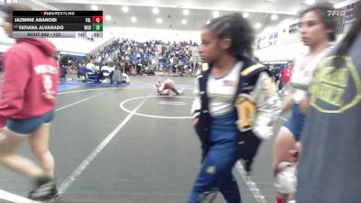 125 lbs Cons. Round 4 - Jazmine Abanobi, Fullerton vs Tatiana Alvarado, West Covina