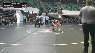 1-5A 107 Cons. Round 3 - Tiffani Allen, Brooks vs Madison Pena, New Hope HS