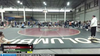 110 lbs Champ. Round 2 - Mason Forrest, Nampa Christian Middle School vs Matrim Byrne, Rocky Mountain Middle School