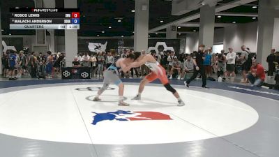 85 kg Quarters - Rosco Lewis, Shelton Wrestling Academy vs Malachi Anderson, South Dakota