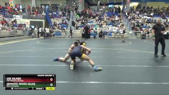 150 lbs Champ. Round 2 - Joe Kilner, The Heights School vs Sepanta Ahanj-Elias, Bullis School