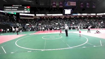 65 lbs Cons. Round 1 - Connor Williams, WAD1 vs Derrick Starks, KMCA