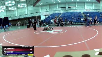 100 lbs 1st Place Match - Caleb Noble, IL vs Aiden Hahn, MO