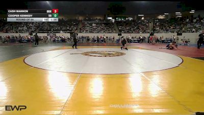 Round Of 64 - Cash Mannon, Broken Arrow vs Cooper Kennedy, Vinita