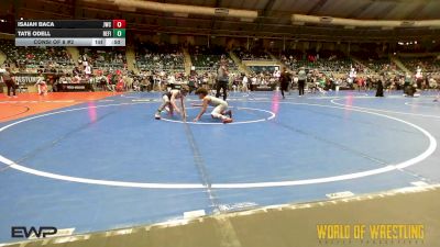 76 lbs Consi Of 8 #2 - Isaiah Baca, Juggernaut Wrestling Club vs Tate ODell, Refinery