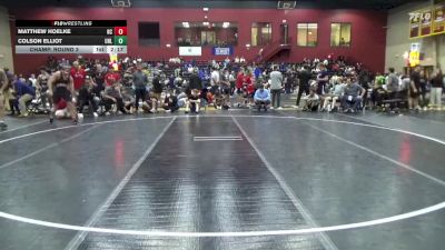 157 lbs Champ. Round 3 - Colson Elliot, NWCA - Life vs Matthew Hoelke, Newberry College