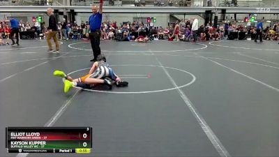 88 lbs Finals (2 Team) - Kayson Kupper, Buffalo Valley WC vs Elliot Lloyd, Mat Warriors Green