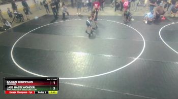 103-110 lbs Round 2 - Jase Hazelwonder, Wrecking Crew Wrestling Club vs Kaiden Thompson, Colorado