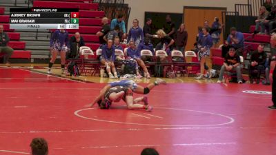 124 lbs Final - Aubrey Brown, OK (W) vs Mai Graham, PA (W)