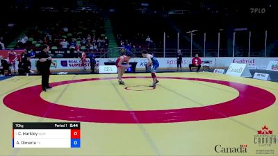 70kg Quarterfinal - Casey Harkley, Guelph WC vs Anthony Dimaria, Team Xtreme