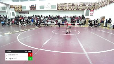 132 lbs Consi Of 4 - Liv Tennebo, Hingham vs Teagan Tingley, Agawam