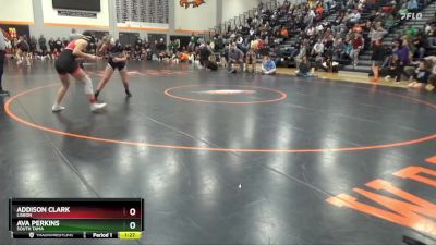 135 lbs Cons. Round 3 - Ava Perkins, South Tama vs Addison Clark, Lisbon