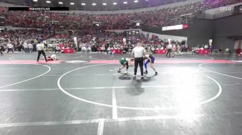 110 lbs Champ. Round 2 - Lincoln Volkman, Shiocton vs Wyatt Heim, Wrightstown