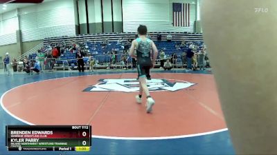 78 lbs Cons. Round 2 - Kyler Parry, Inland Northwest Wrestling Training Center vs Brenden Edwards, Warrior Wrestling Club