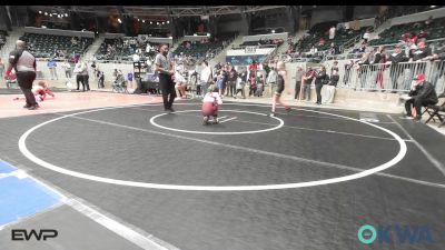 74 lbs Rr Rnd 2 - Olivia Reeves, Wyandotte Youth Wrestling vs Kenzie Lemings, Eufaula Ironheads Wrestling Club