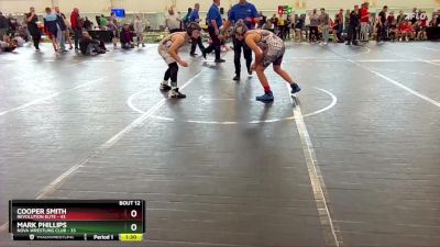 110 lbs Finals (8 Team) - Cooper Smith, Revolution Elite vs Mark Phillips, NOVA Wrestling Club