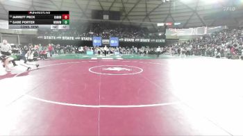 Boys 4A 215 lbs Cons. Semi - Jarrett Peck, Kamiakin vs Gabe Porter, Woodinville