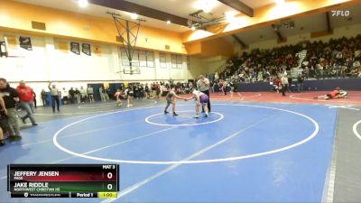 150 lbs Cons. Round 2 - Jeffery Jensen, Page vs Jake Riddle, Northwest Christian HS