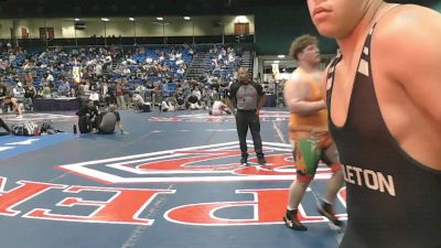 285 lbs Round Of 32 - Preston Wagner, NE vs Elijah Weston, SC