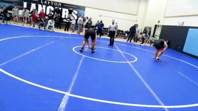 215 lbs Quarterfinal - Moroni Mahe, Hillcrest vs Cooper Goodrich, Uintah