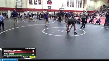 141 lbs Cons. Round 5 - Cole Cross, Eastern Oregon University (OR) vs Greg Guzman-Perez, Southern Oregon