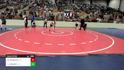 95 lbs Consi Of 8 #2 - Sawyer Ferguson, Allatoona Youth Wrestling Club vs Jacob Barrett, Alpha Wrestling Club