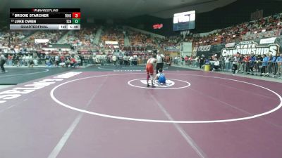 113 lbs Quarterfinal - Luke Owen, Towanda-Circle HS vs Brodie Starcher, Tonganoxie HS