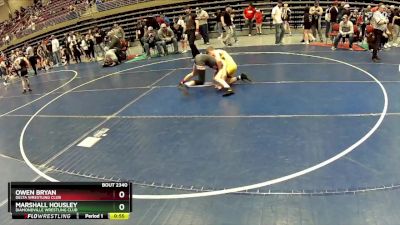 102 lbs Cons. Round 3 - Marshall Housley, Diamondville Wrestling Club vs Owen Bryan, Delta Wrestling Club