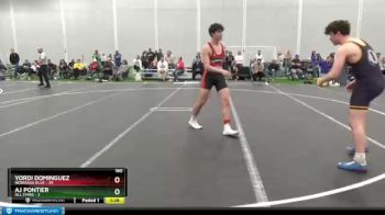160 lbs Round 1 (8 Team) - YORDI Dominguez, Nebraska Blue vs AJ Pontier, All Stars