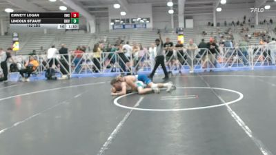 152 lbs Rr Rnd 3 - Emmett Logan, Doughboy Black - HSB vs Lincoln Stuart, University Hawks Wrestling Club - HSB