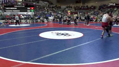 5A 132 lbs Semifinal - Dakota Fenwick, Van Buren vs Jace Merced, Beebe