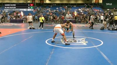 157 lbs Consi Of 32 #1 - Jaiden Oliver, FL vs Blake Butler, SC