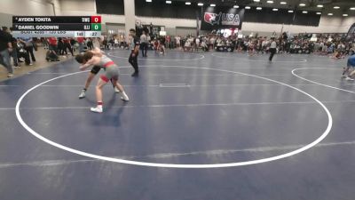 120 lbs Cons. Semis - Ayden Tokita, Team Idaho Wrestling Club vs Daniel Goodwin, Illinois