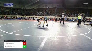 94 lbs Consi Of 16 #2 - Chandler Copeland, Sand Springs HS vs Antonio Gonzalez, Unattached