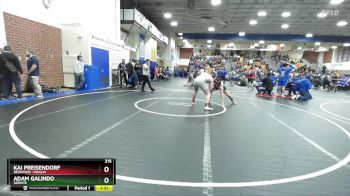 215 lbs Champ. Round 3 - Kai Preisendorf, Redwood -Visalia vs Adam Galindo, Servite