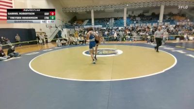 113 lbs Quarterfinal - Treysen Henderson, Lyman vs Gabriel Robertson, Cody