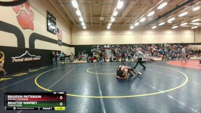 138C Round 3 - Braxdon Patterson, Greybull/Riverside vs Braxton Winfrey, Tongue River